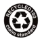 Recycled Claim Standard 100 certification logo